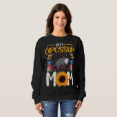 Sweatshirt Best Opossum Mom Ever Trash Cat Possum Opossum (Devant entier)