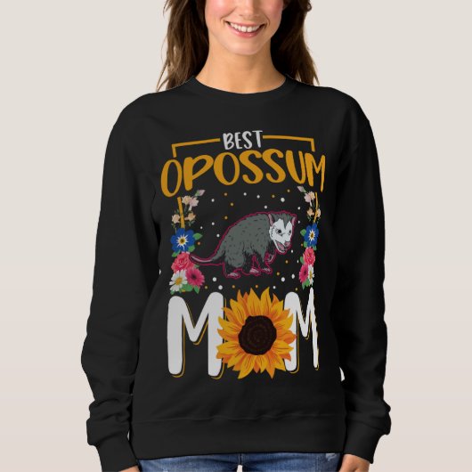 Sweatshirt Best Opossum Mom Ever Trash Cat Possum Opossum (Devant)