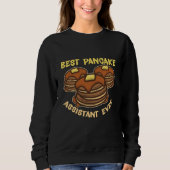 Sweatshirt Best Pancake Assitant Ever Breakfast Pancake (Devant)