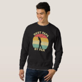 Sweatshirt Best Papa By Par - Golf (Devant entier)
