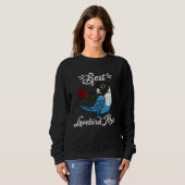Sweatshirt Best Parrot Mom I Blue masked Lovebird (Devant entier)
