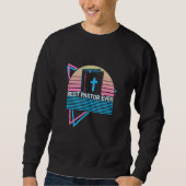 Sweatshirt Best Pastor Ever Christian (Devant)