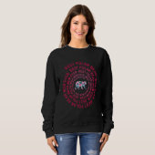 Sweatshirt Best Polar Bear Mom Ever Spiral Mother s Day (Devant entier)