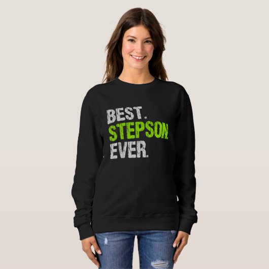 Sweatshirt Best Step Son Ever Cool  StepSon (Devant entier)