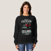 Sweatshirt Best Truckin' Grampa Ever Trucker Father's Day (Devant entier)