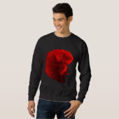 Sweatshirt Bêta rouge (Devant entier)