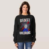 Sweatshirt Bête déchaînée (Devant entier)