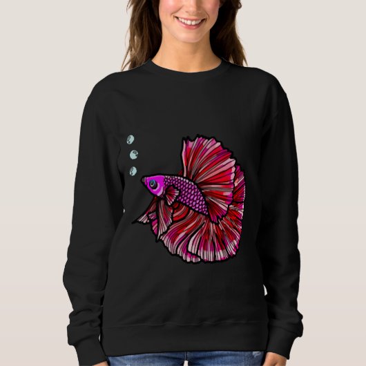 Sweatshirt Betta Fish 47 (Devant)