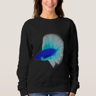 Sweatshirt Betta Fish Blue 66