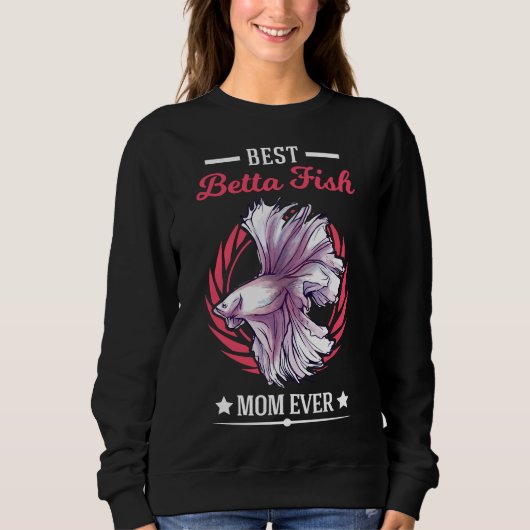 Sweatshirt Betta Fish Maman Jamais Bettafisch (Devant)