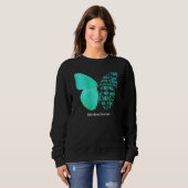 Sweatshirt Beurre de sensibilisation Scléroderme pour femmes (Devant entier)