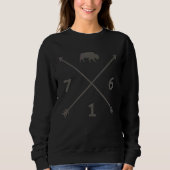 Sweatshirt Bflo Wny Code Buffalo New York 716 Zone 1 (Devant)