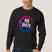 Sweatshirt Bi Boy Funny Bi Pride Flag Bisexual Premium (Devant)