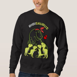 Sweatshirt Bibisaurus Bomma 4 Enfants Dinosaure Fête des mère