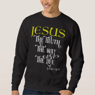 Sweatshirt Bible chrétienne contre Jean 146