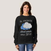 Sweatshirt Bible chrétienne Verse Saint Pierre Météo (Devant entier)