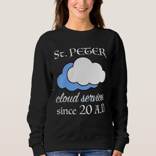 Sweatshirt Bible chrétienne Verse Saint Pierre Météo (Devant)