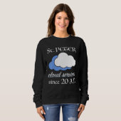 Sweatshirt Bible chrétienne Verse Saint Pierre Météo (Devant entier)