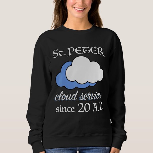 Sweatshirt Bible chrétienne Verse Saint Pierre Météo (Devant)