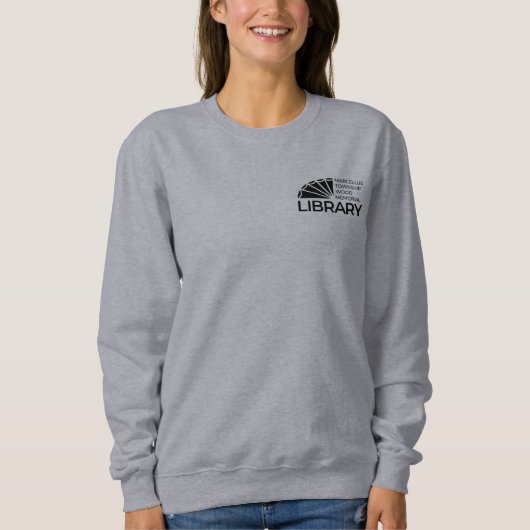 Sweatshirt Bibliothèque & Jardin (Devant)