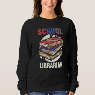 Sweatshirt Bibliothèque Retour À L'École Vêtements Bibliothéc
