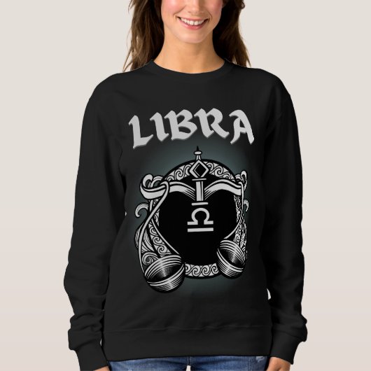 Sweatshirt Bibliothèque Zodiac de style médiéval (Devant)