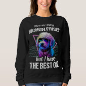 Sweatshirt Bichon Frise Chien Bichon Frises (Devant)