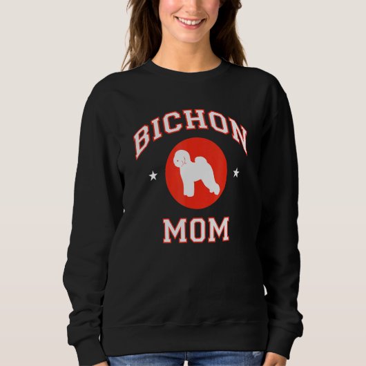 Sweatshirt Bichon Frise Maman 1 (Devant)