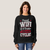 Sweatshirt Bicycle Bicyclist Bicycling Cycling Cyclist Wife (Devant entier)