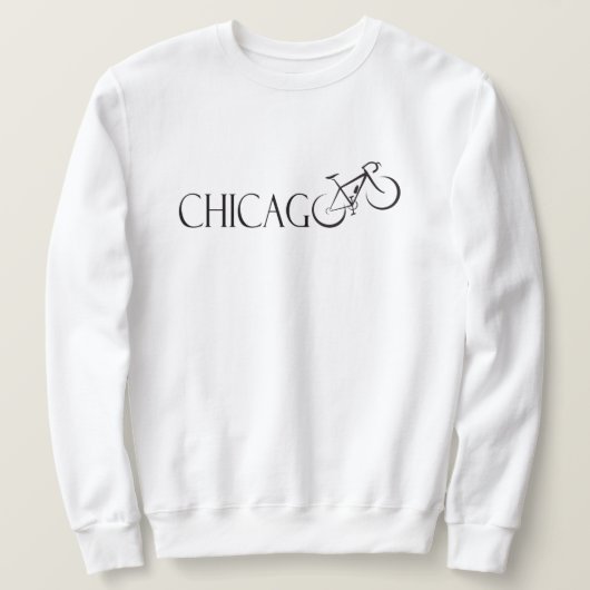 Sweatshirt Bicycle Chicago (Design devant)