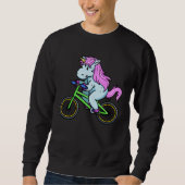 Sweatshirt Bicycle unicorn (Devant)
