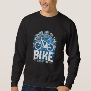 Sweatshirt Bicyclette électrique dire Motif cyclisme E Bi