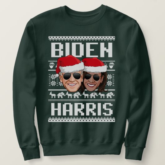 SWEATSHIRT BIDEH HARRIS UGLY CHRISTMAS SWEATER (Design devant)