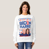 SWEATSHIRT BIDEN HARRIS UGLY SWEATER (Devant entier)