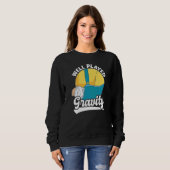 Sweatshirt Bien joué Gravité Fracture du bras (Devant entier)