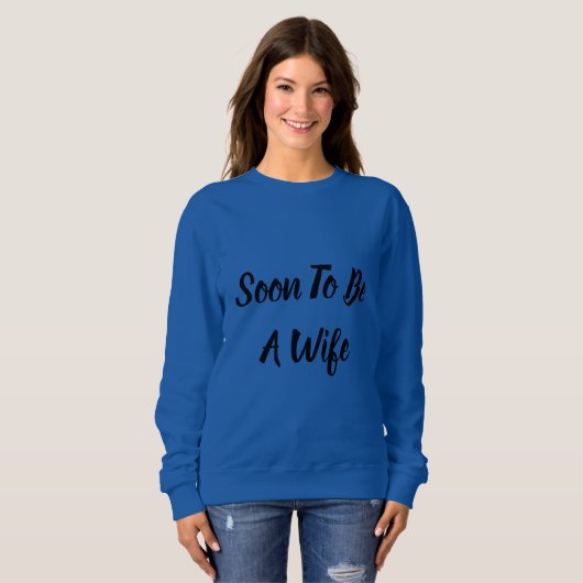 Sweatshirt Bientôt devenir une femme (Devant entier)