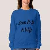 Sweatshirt Bientôt devenir une femme (Devant)