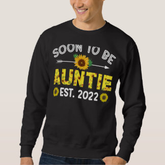 Sweatshirt Bientôt Être Tante Tante Faire-part De Grossesse