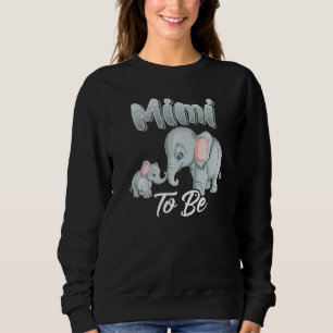Sweatshirt Bientôt Mimi Sera Éléphant Pour Le Sexe Baby showe