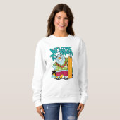 Sweatshirt Bienvenue à Hawaii (Devant entier)
