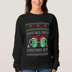 Sweatshirt Bière de Noël Fête de Vacances Drôle