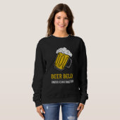 Sweatshirt Bière en construction Équipe de table de table (Devant entier)