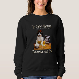 Sweatshirt Bière Pour Hommes Humour Adulte Chiens Drôle