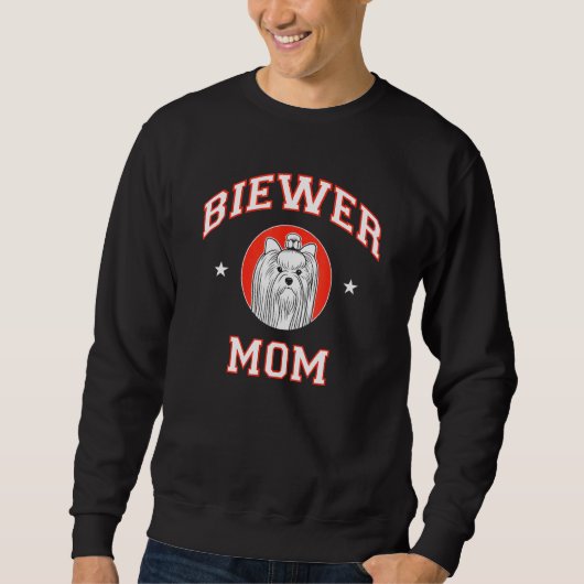 Sweatshirt Biewer Terrier Maman 1 (Devant)