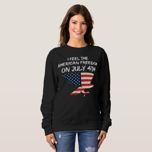 Sweatshirt Big Bird on July 4th (Devant entier)