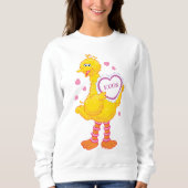 Sweatshirt Big Bird Valentine (Devant)