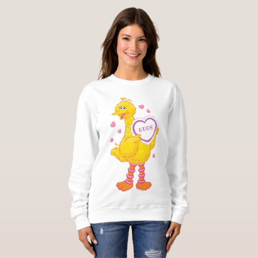 Sweatshirt Big Bird Valentine (Devant entier)
