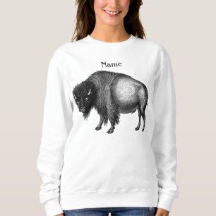 Sweatshirt Big Bison Buffalo Thunder-Cove