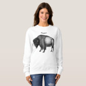 Sweatshirt Big Bison Buffalo Thunder-Cove (Devant entier)
