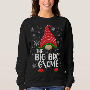 Sweatshirt Big Bro Gnome Funny Matching Christmas Family